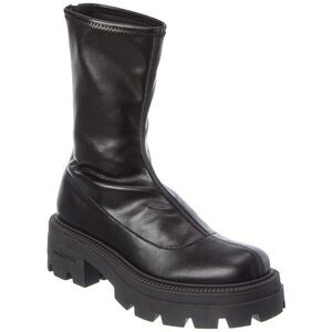 Sergio Rossi Milla Leather Boot, Black